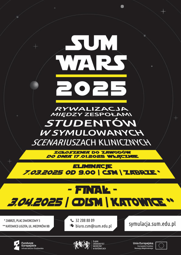 Plakat reklamowy SUMWARS 2025